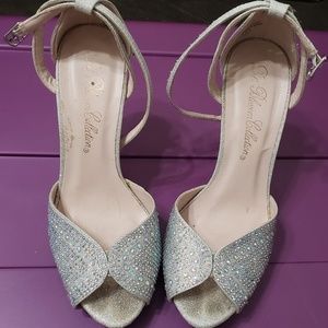 Silver shoes